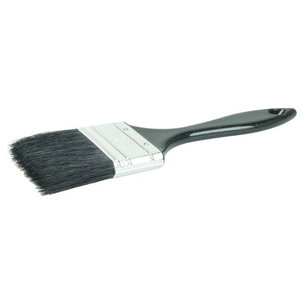 Weiler 2" Industrial Varnish Brush, Bristle, 2" Trim Len, Blue Plastic Handle 40074 - main